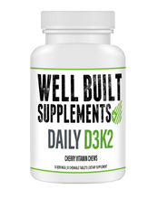 Load image into Gallery viewer, D3K2 Cherry Vitamin Chews