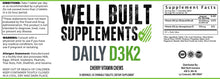 Load image into Gallery viewer, D3K2 Cherry Vitamin Chews